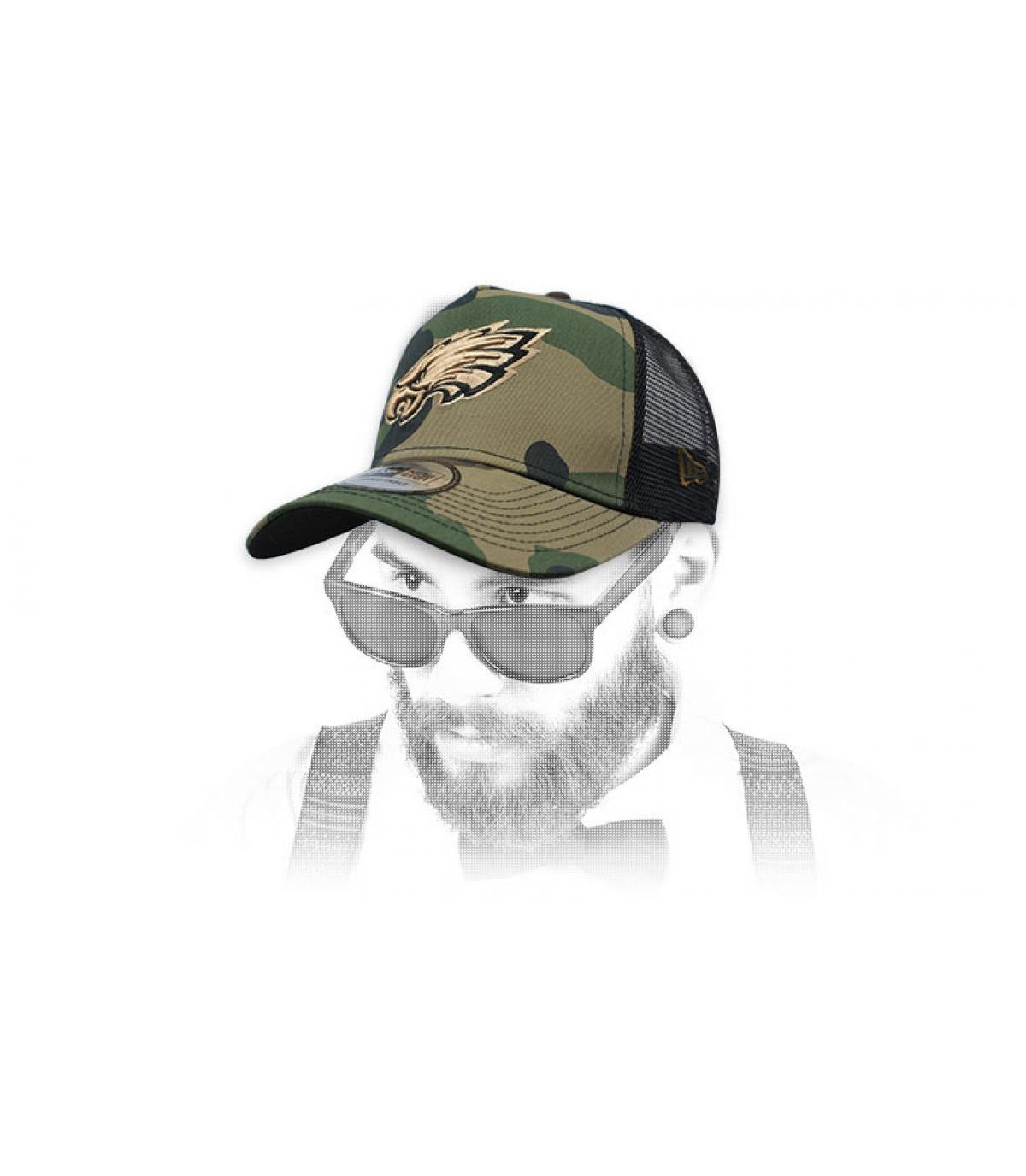 Eagles camo trucker Trucker Camo Ess Eagles New Era Headict