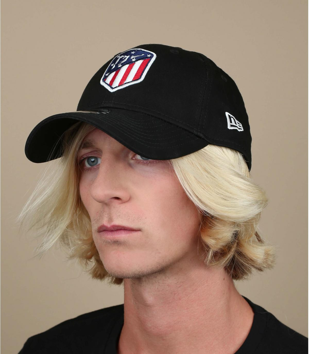 black Atletico Madrid cap - 940 Ess Atletico Madrid black New Era : Headict