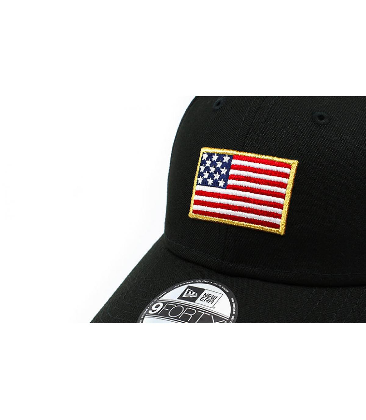 flag cap - Flagged 9Forty black New Era : Headict