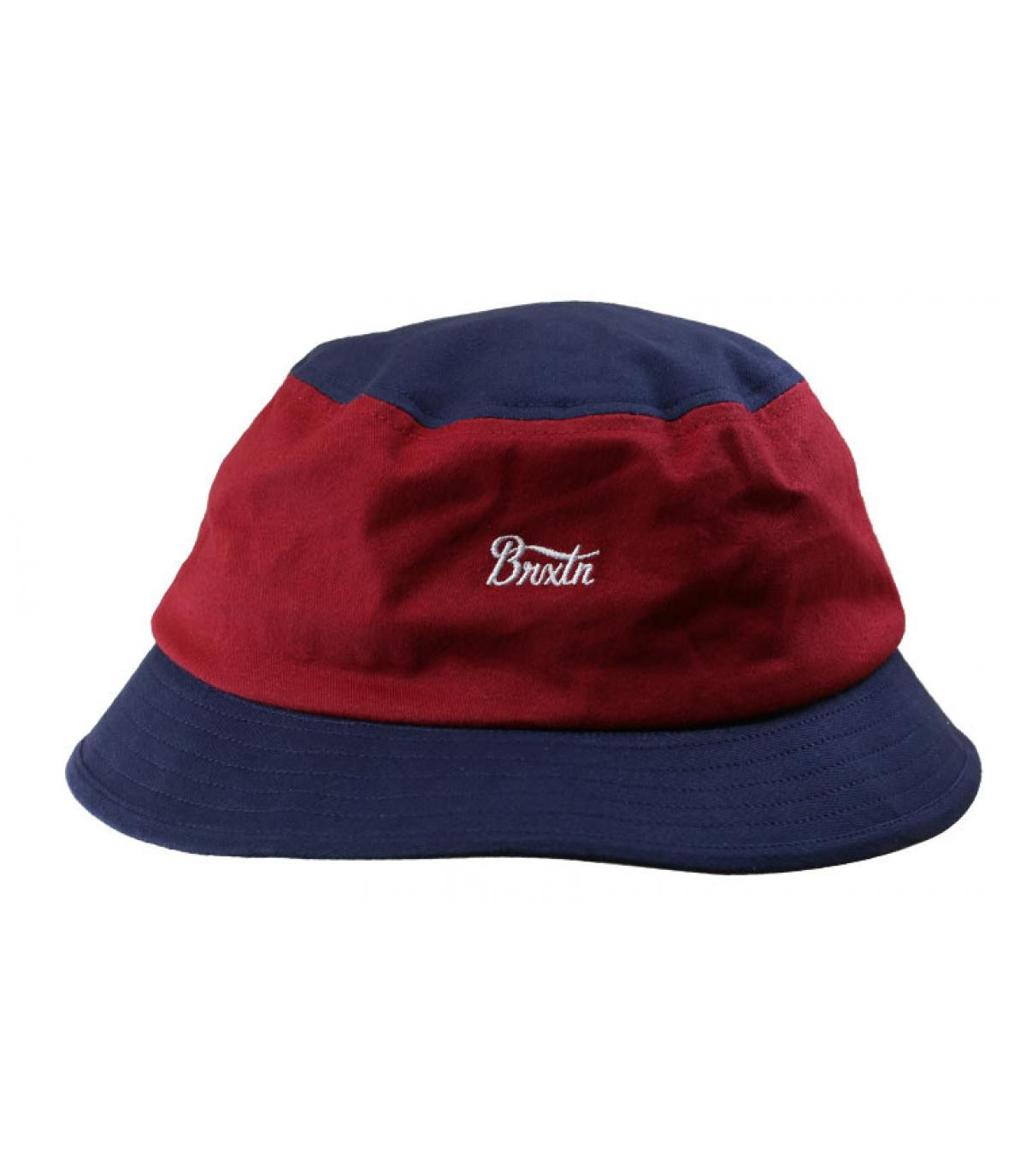 Stith Bucket washed navy lava red