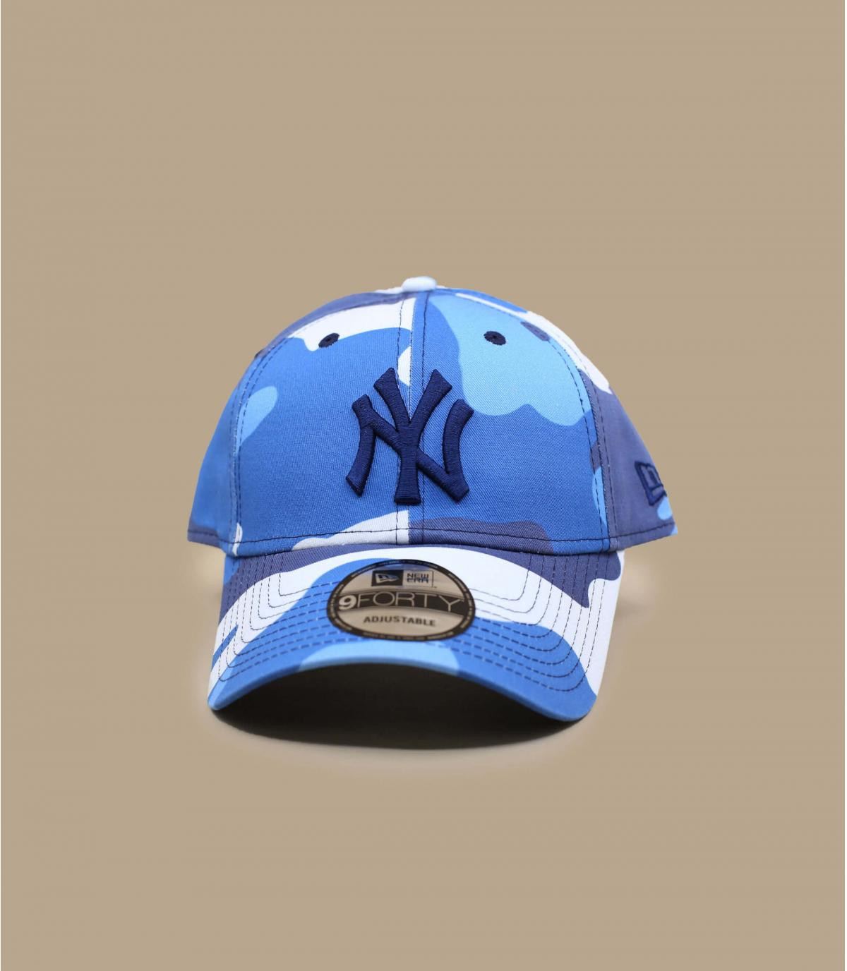 New Era New York Yankees Camo Pack Stone 9Forty Adjustable Cap – Casquette Officielle MLB, Visière Courbée, Taille Unique