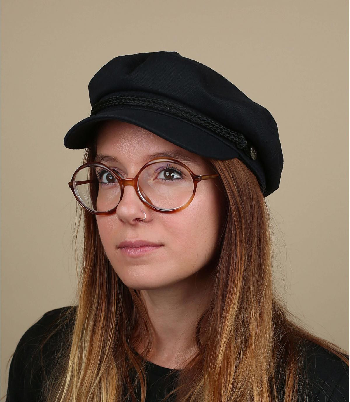 Echter Shearling Leder Newsboy Cap Für Damen – Verstellbar & Stylisch