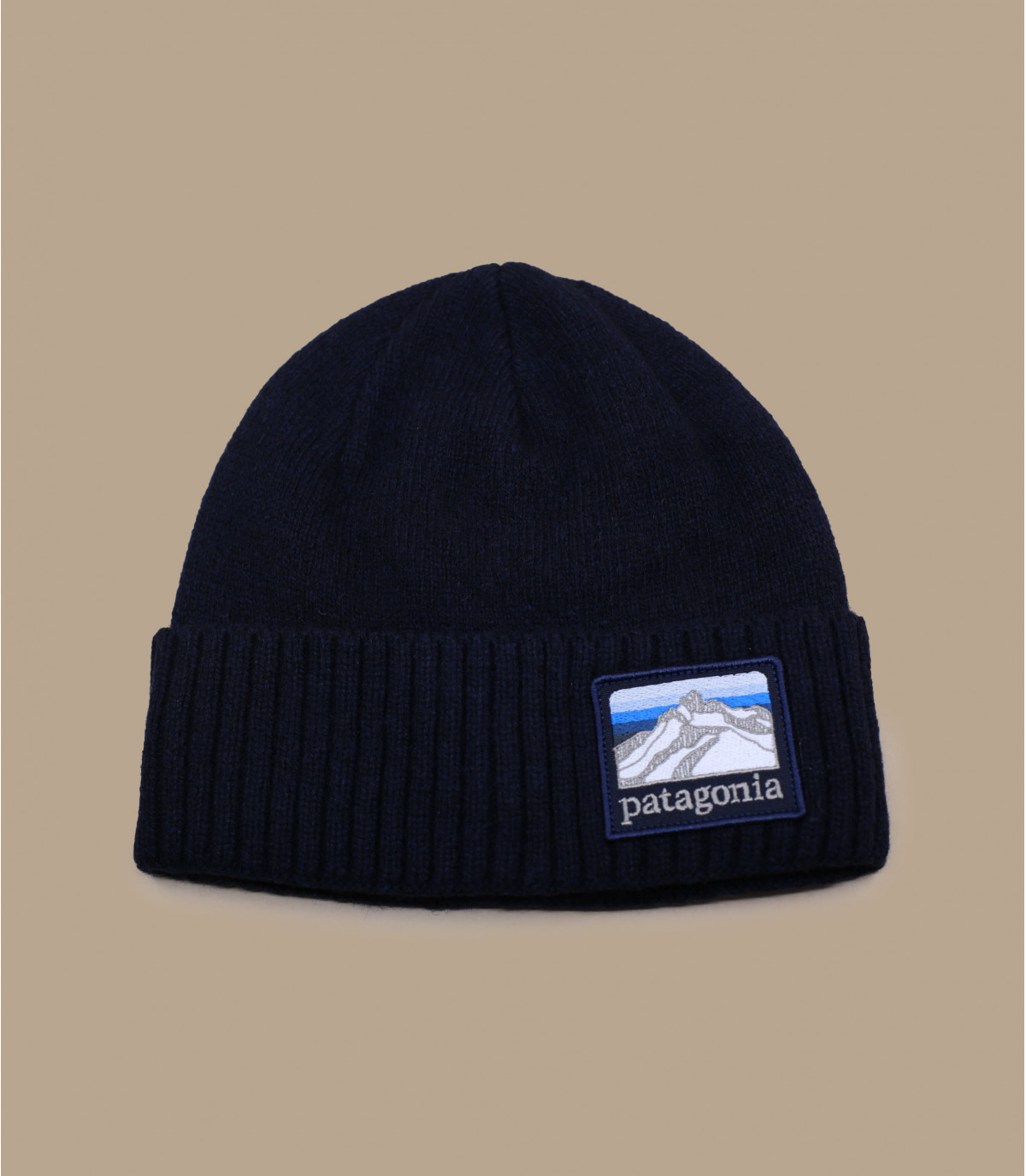 Patagonia navy wool benaie Brodeo beanie navy blue Patagonia Headict