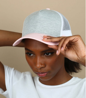 Trucker jersey grey pastel...