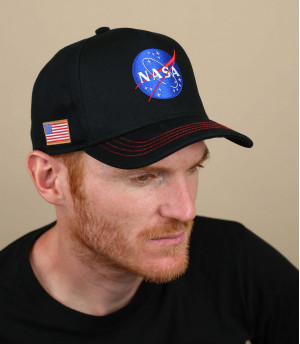 NASA trucker cap Trucker NASA black purple Capslab Headict