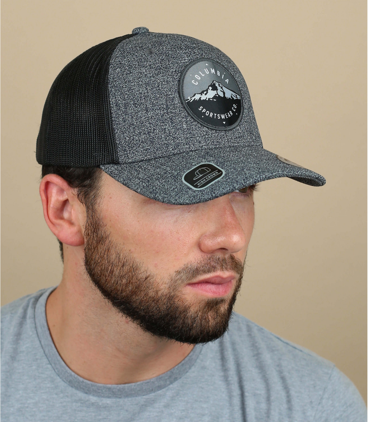 Trucker MT Hood grill heather black