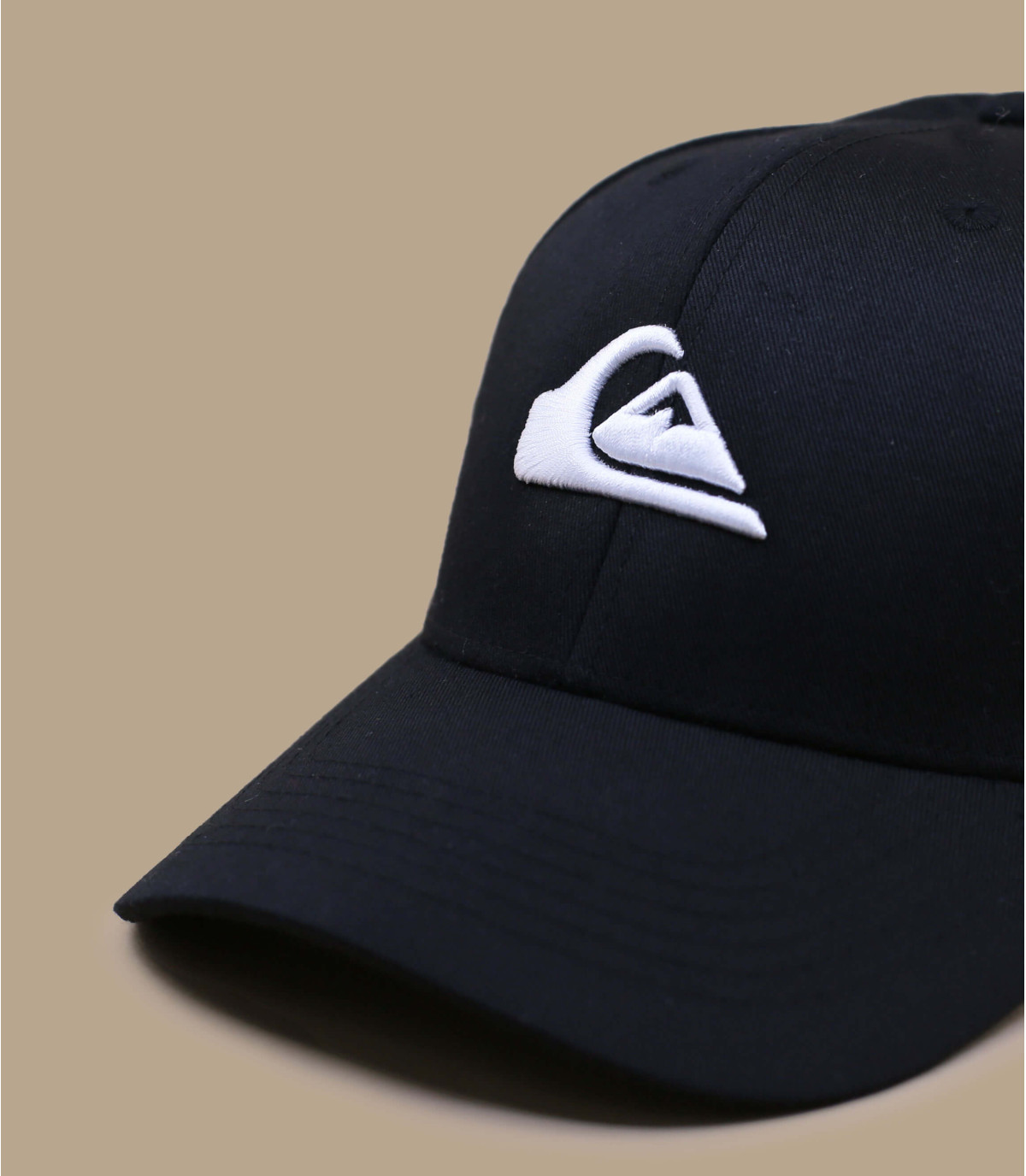 Black curve cap - Decades black Quiksilver : Headict