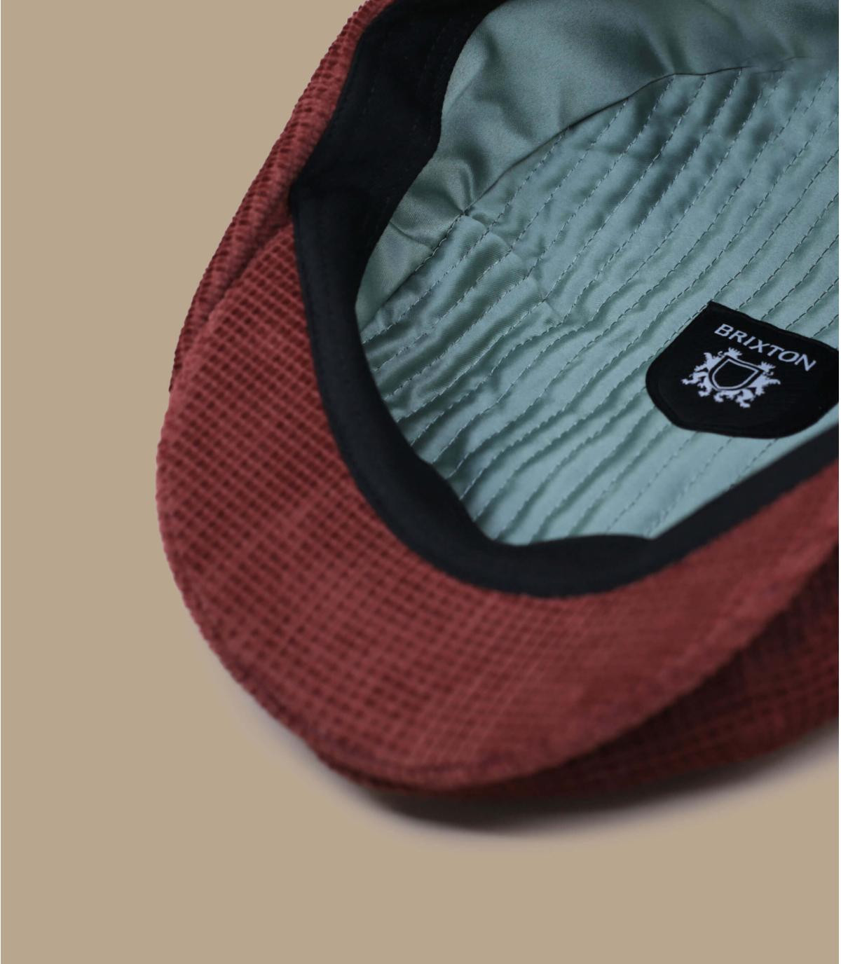 Brown gavroche cap Brood burnt henna Brixton Headict