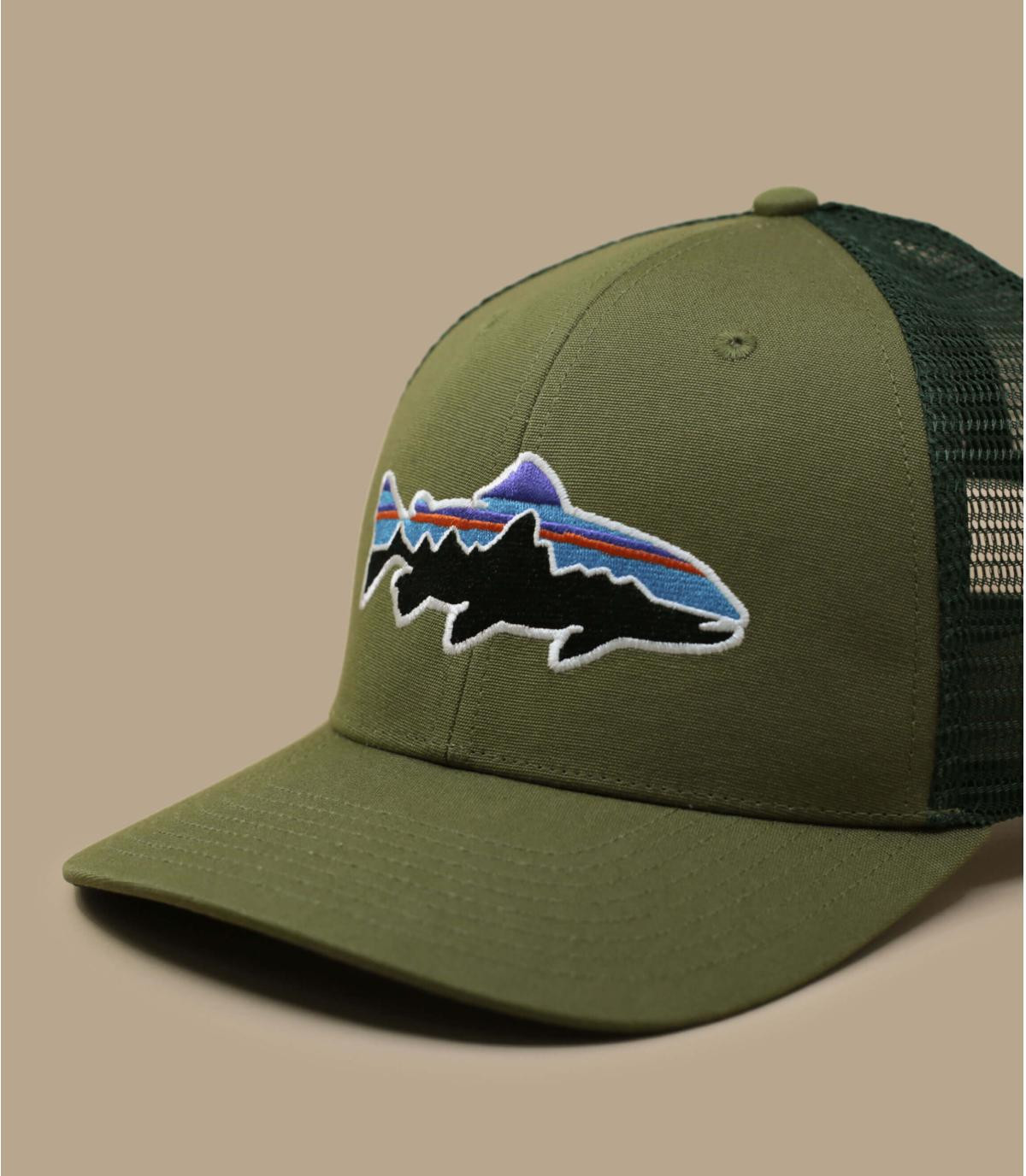 olive trout trucker cap - Fitz Roy Trout Trucker wyoming green Patagonia :  Headict