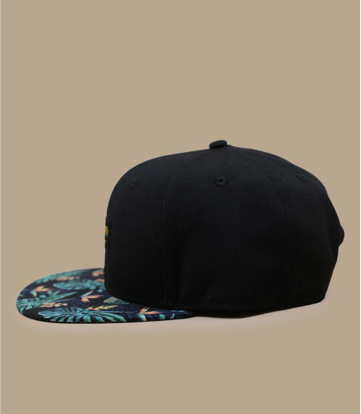 black snapback flowers Tropical Snapback Taiyo Headict