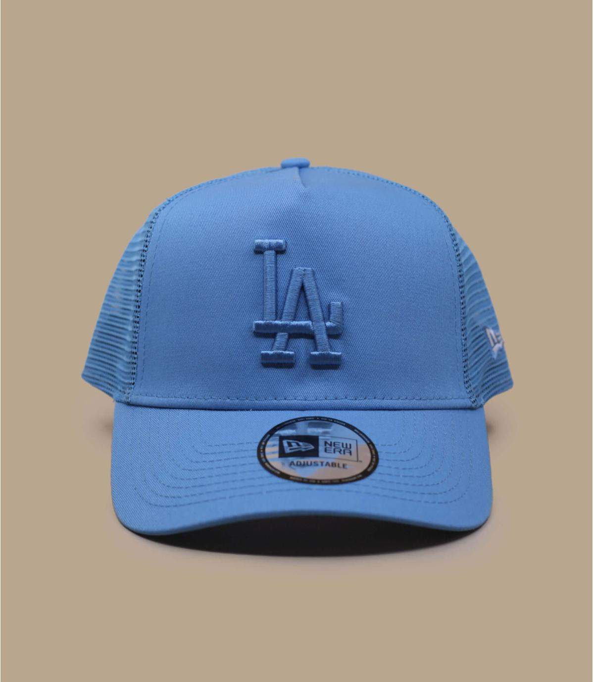 Blue cap LA Trucker Cap Tonal Mesh LA blue New Era Headict