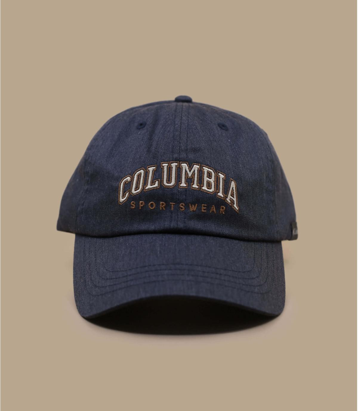 Navy cotton baseball cap - Roc II Ball Arch Cap nocturnal heather Columbia  : Headict