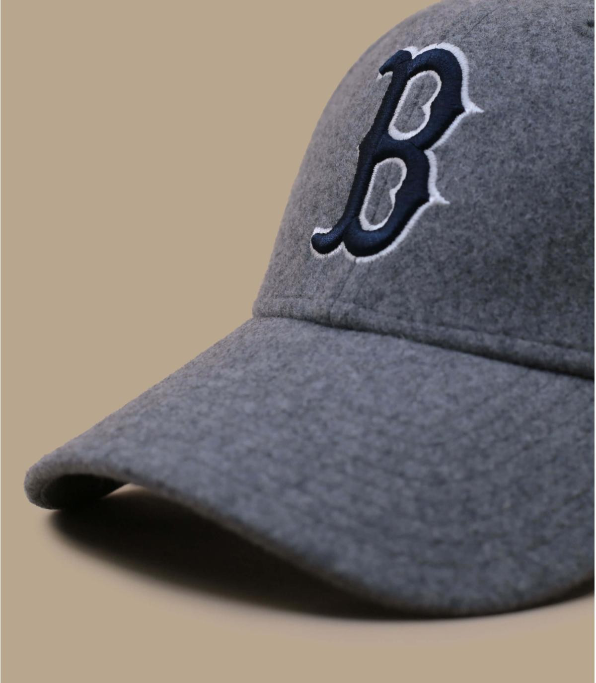 Melton Wool Cap 9Forty Boston gray