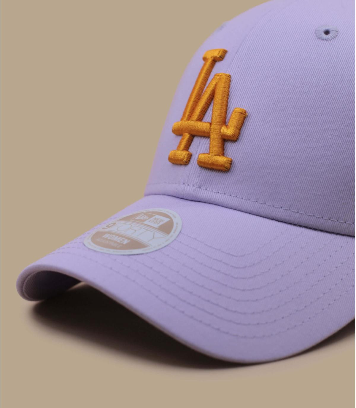 Woman baseball cap LA pastel purple orange Women League Ess 9Forty Cap Los Angeles Dodgers New Era Headict