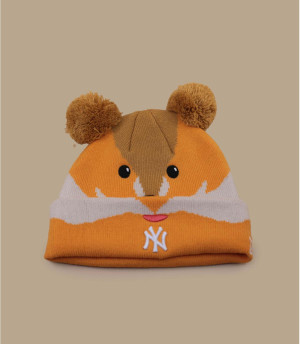 child ear cap - Kids Tod Animal Pom Beanie New York Yankees