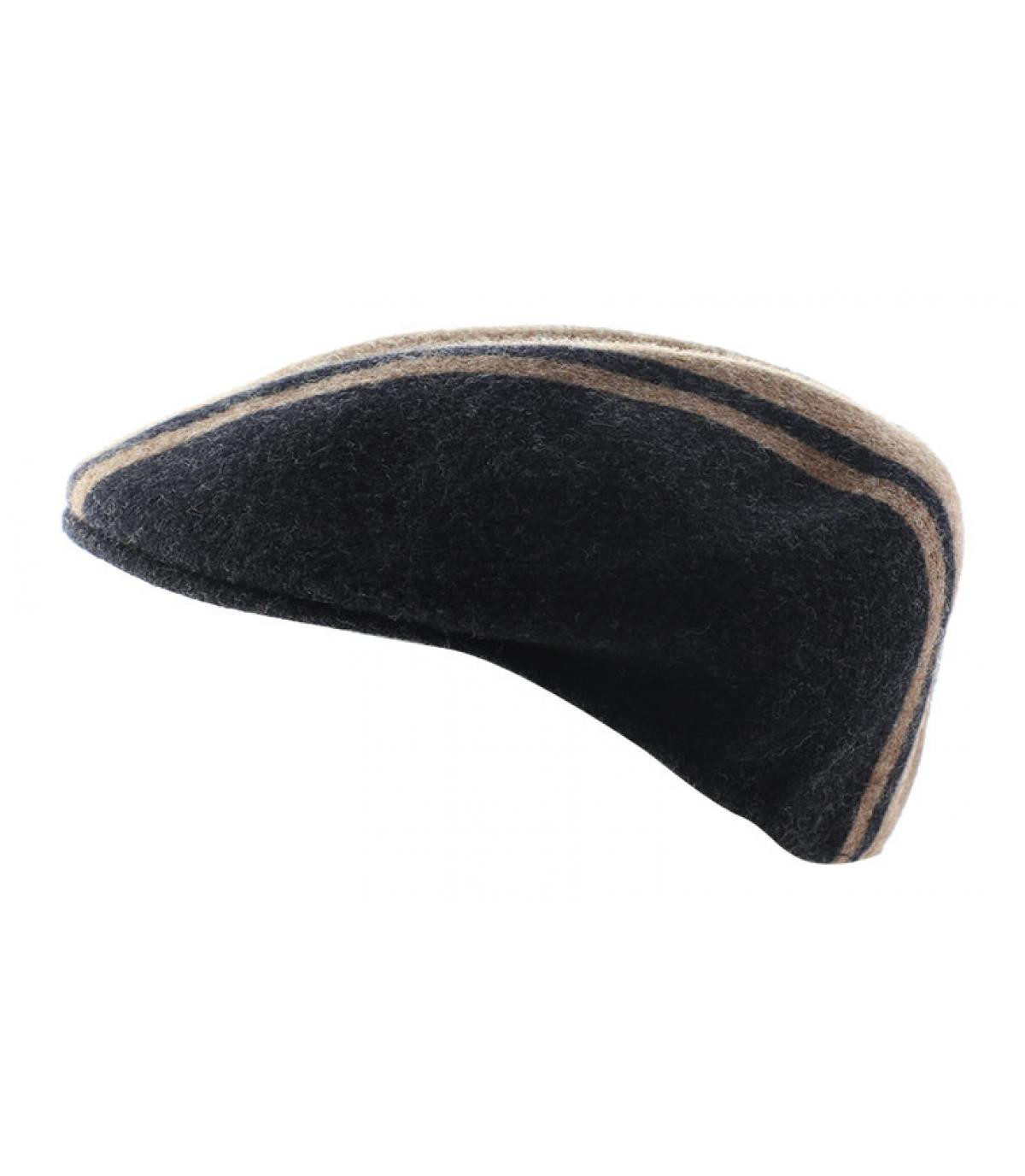 504 cap stripe Kangol Code Stripe 504 black wood Kangol Headict