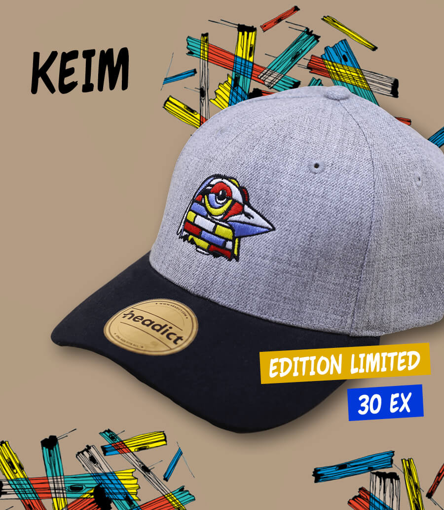 Keim Street Bird Curve heather grey black